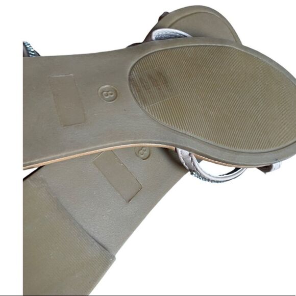 New Flat Sandals with Sparkle! Size 8 - Picture 5 of 5